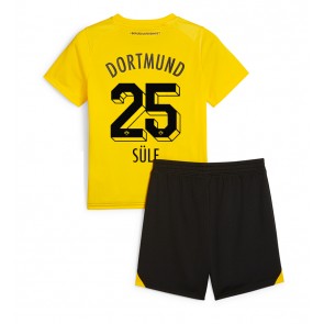 Borussia Dortmund Niklas Sule #25 Koszulka Podstawowych Dziecięca 2023-24 Krótki Rękaw (+ Krótkie spodenki)